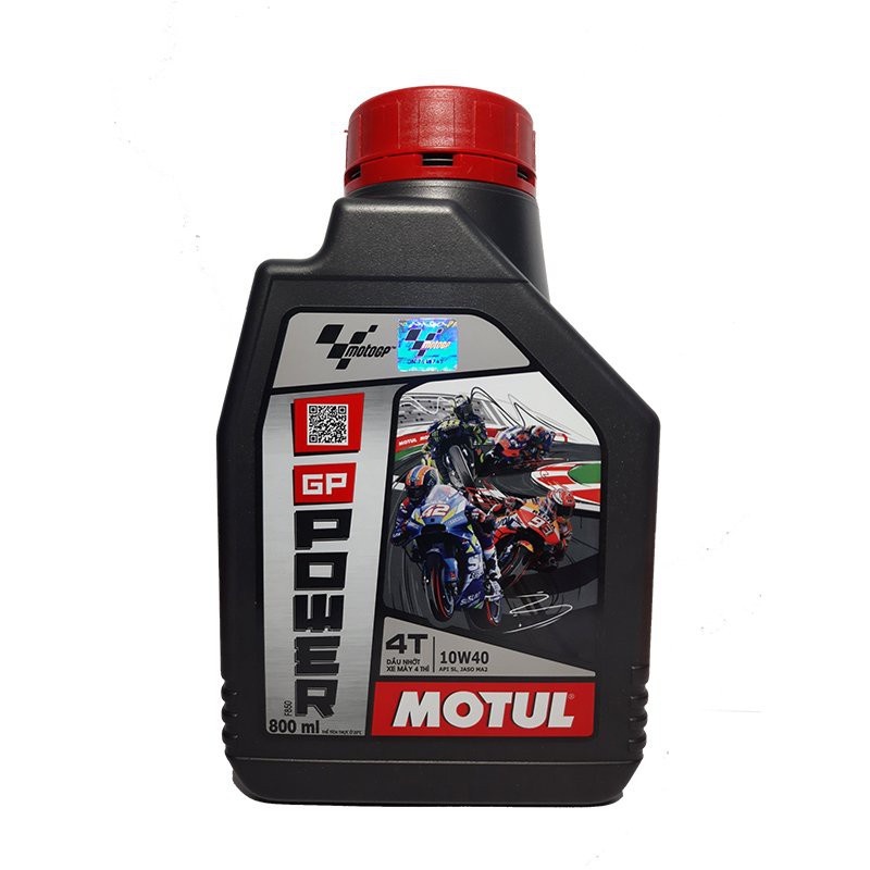 Nhớt xe số cao cấp, Nhớt Motul GP Power  800mL 4T 10W40, Motul GP 1L,  Nhớt xe số - tay côn