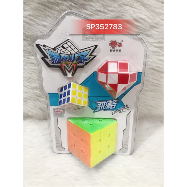 hàng hót Rubic 3C (2C 3x3, 1C tim), 22340 mã DQg78