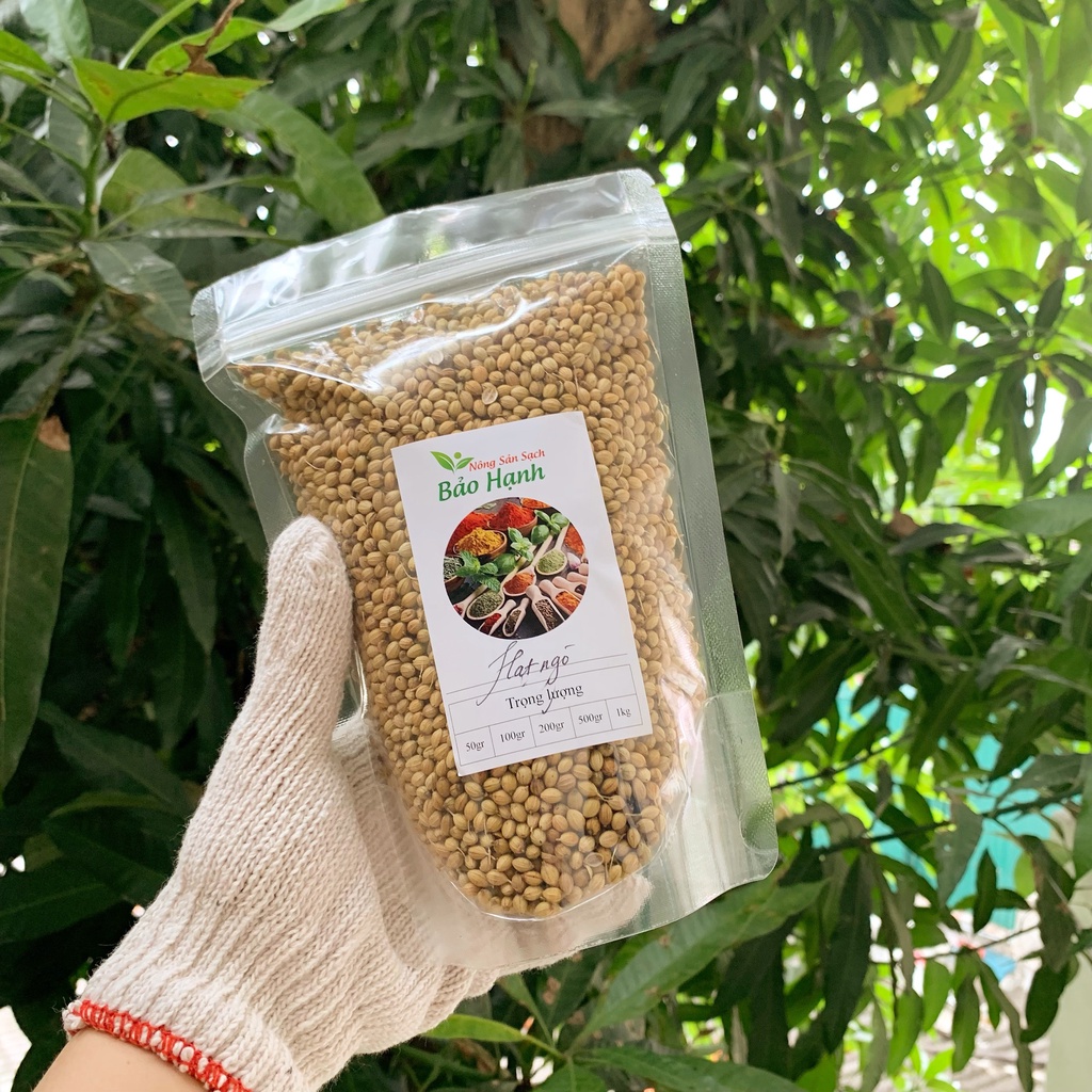 Hạt ngò hạt mùi ta 200gr Coriander Whole BH Spices gia vị nấu phở BHS019