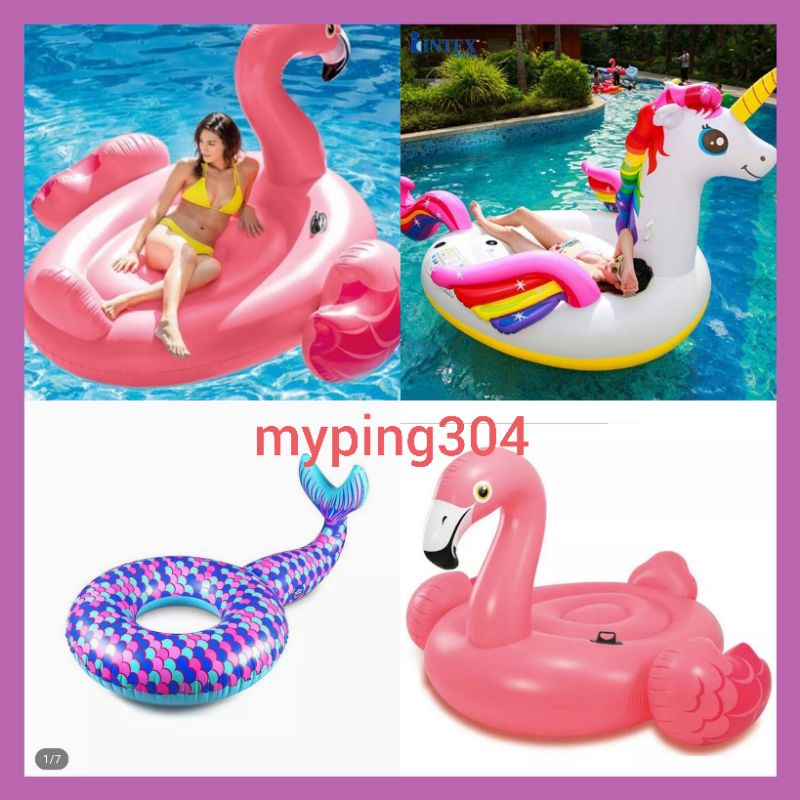 Phao Bơi Khổng Lồ Người lớn Hồng hạc, Ngựa Thần, Tiên cá hottrend