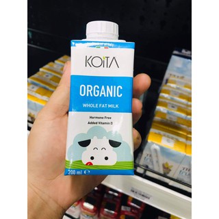 Sữa tươi Koita organic nguyên chất hữu cơ (200ml) - Organic Milk