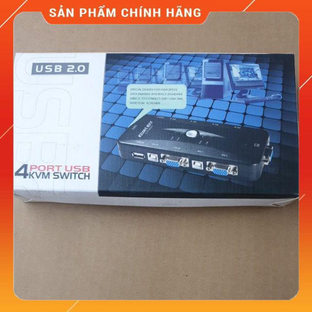 Bộ KVM 4 cổng VGA+usb dailyphukien