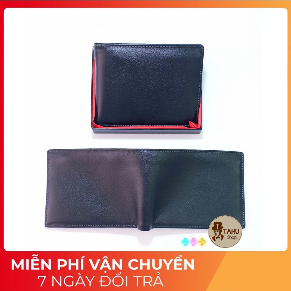 Ví Da Nappa Phối 2 Màu Đen Và Nâu ⚡ Mã TH015 ⚡ Bóp Da Bò Nam, Nhiều Ngăn Đựng Tiền Và Thẻ. Hàng Thủ Công Tại Việt Nam