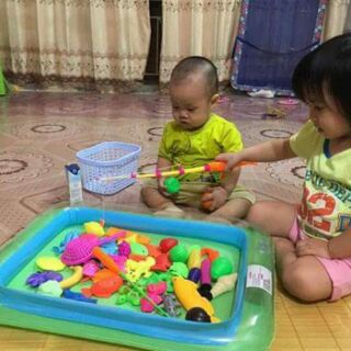 Bộ đồ chơi câu cá phao cho bé