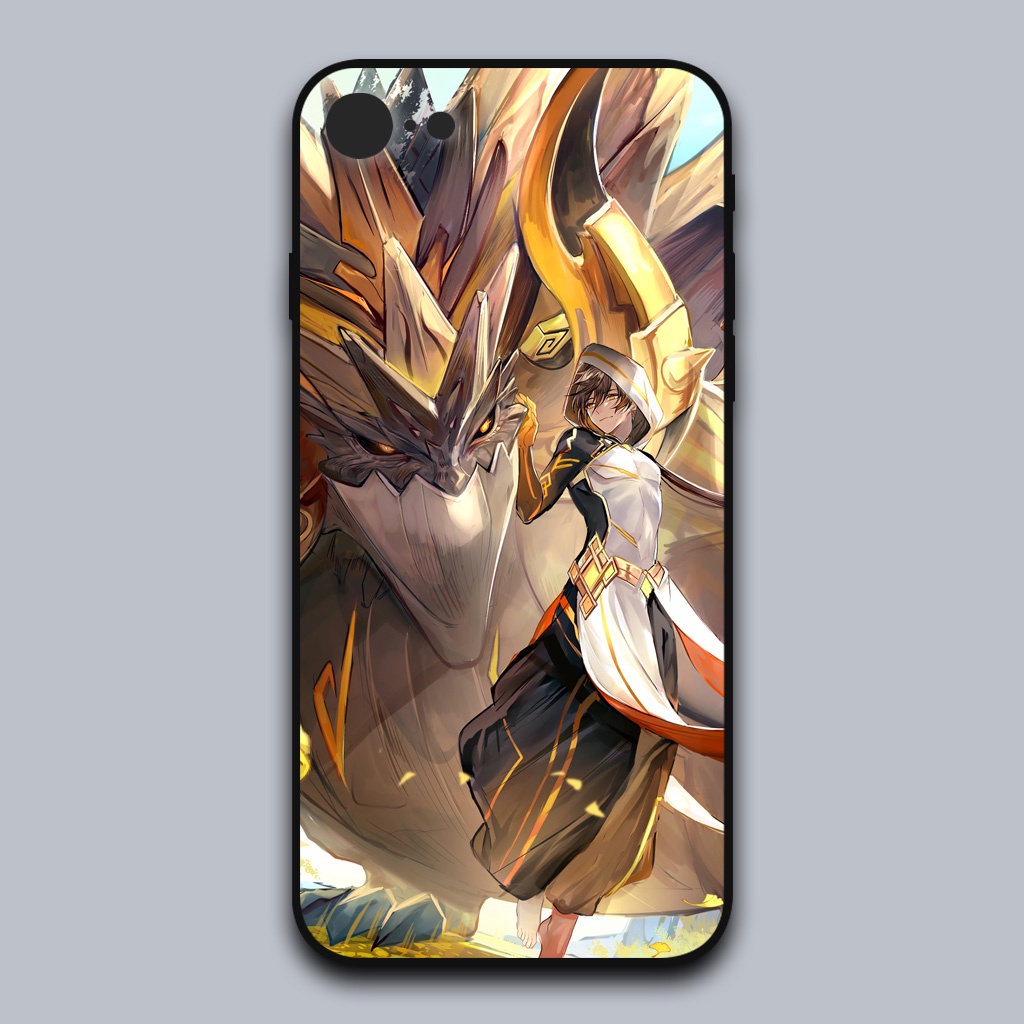 In ốp lưng Zhongli Z14 Genshin Impact theo yêu cầu, in ốp Iphone, Samsung, Oppo, Xiaomi, Vivo, nhiều dòng máy khác