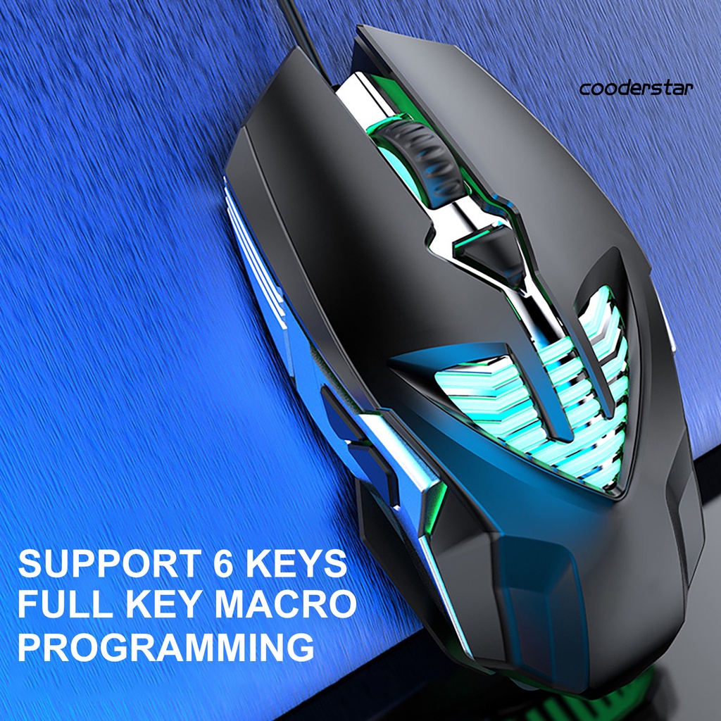 Chuột máy tính DN-PJ Q1 có dây đèn RGB 3600DPI