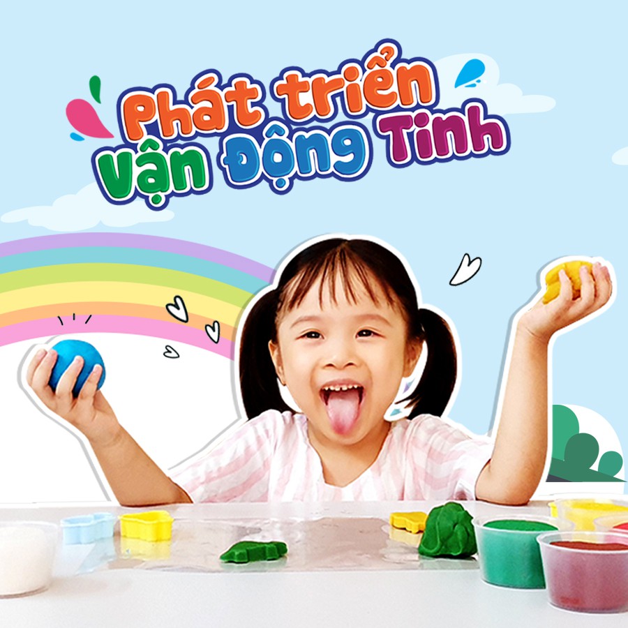 Đất Nặn Bột Nặn Trẻ Em An Toàn Cho Bé Lumisa - Hộp 500gr