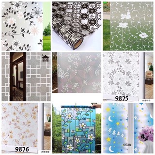 Giấy dán kính 3d hoa dây