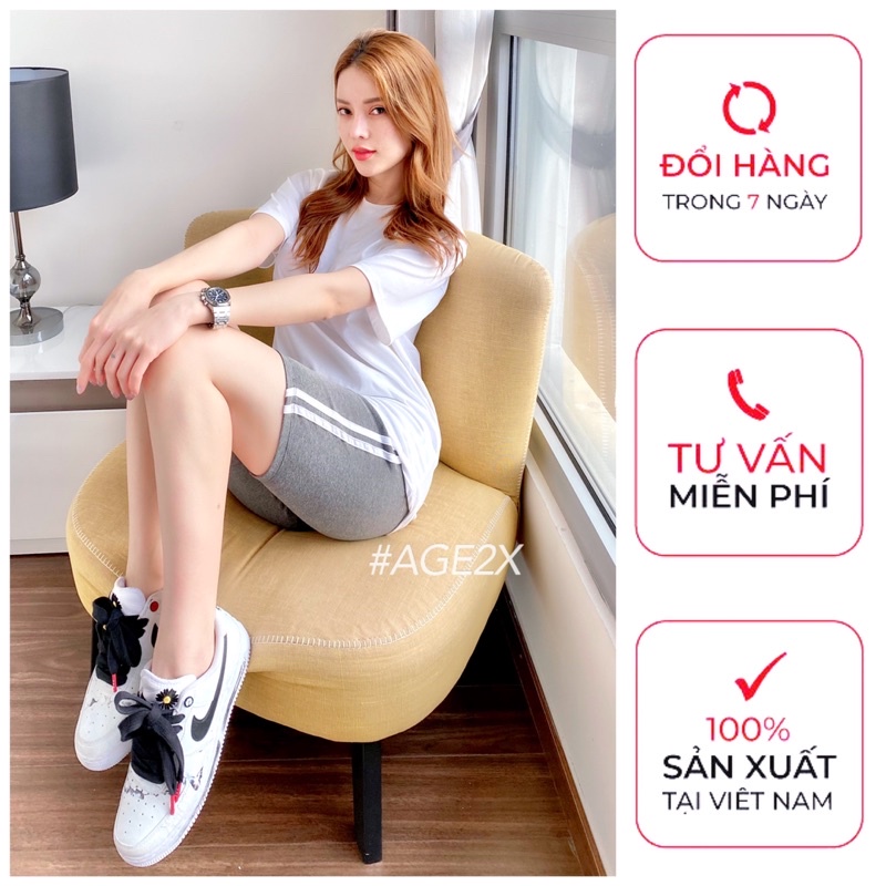 Áo thun trơn Trắng AGE2X hàng VNXK chất thun 4 chiều 83% cotton mềm mát không nhăn khi giặt máy