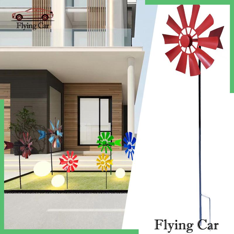 Chong Chóng Gió Kim Loại Trang Trí Sân Vườn Ngoài Trời
