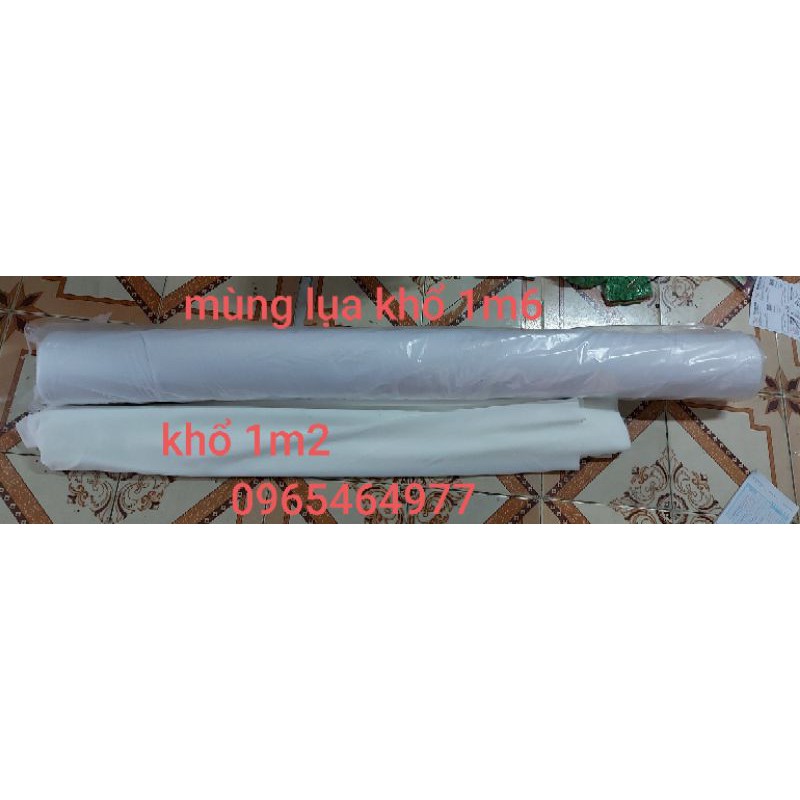 Keo mùng lụa khổ 1m6 ủi lót vải mỏng chống bai nhão (hàng mới)