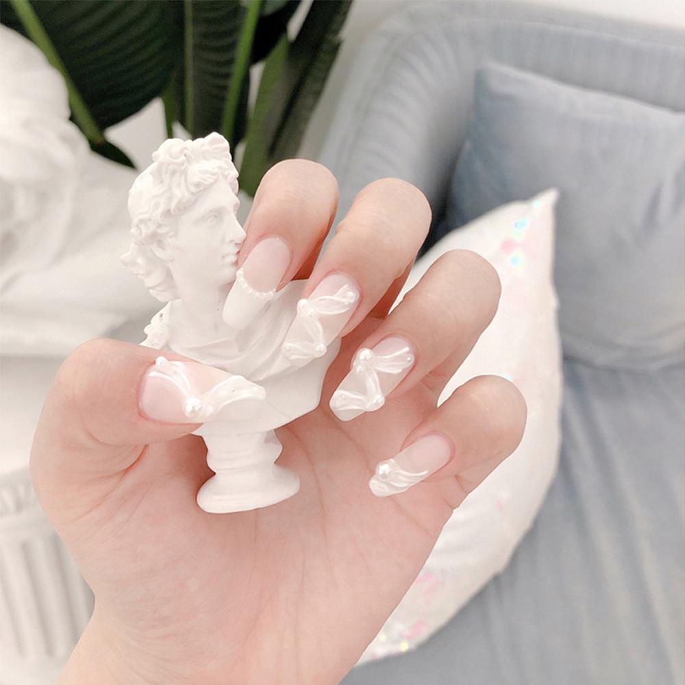 Miếng Dán Trang Trí Móng Tay Họa Tiết Hoa Dập Nổi 3D WMES15H