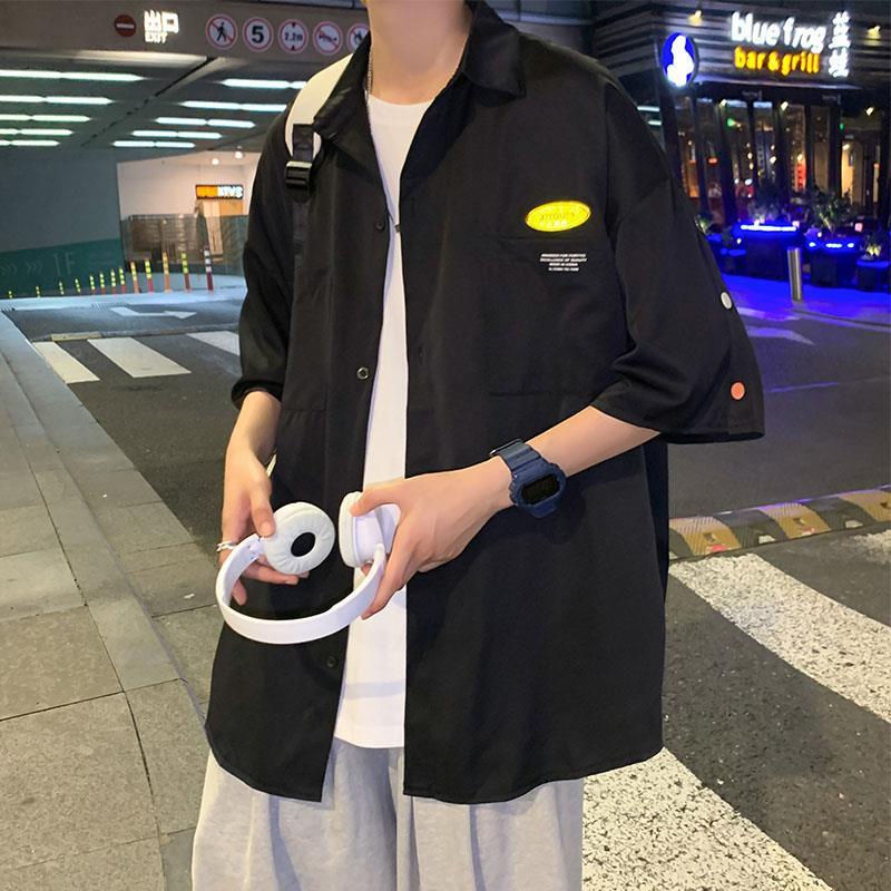 Áo Sơ Mi Tay Ngắn Thời Trang Mùa Hè Cá Tính Cho Nam