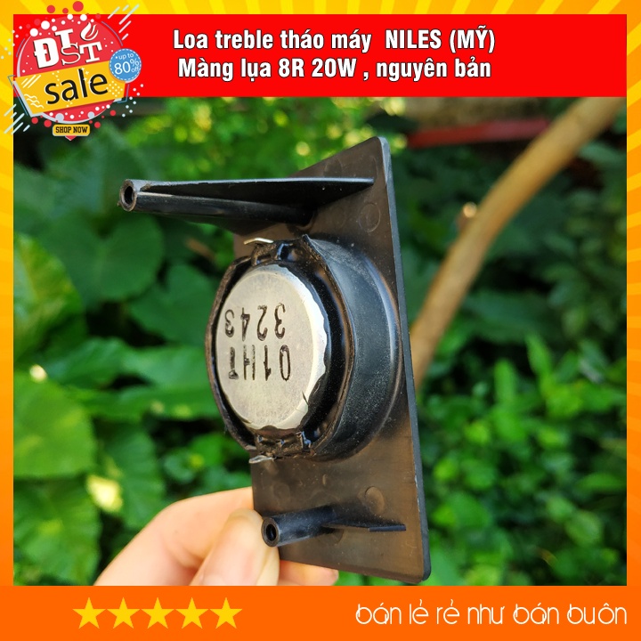 Loa treble, loa treble rời tháo máy NILES (MỸ) Màng lụa 8R 20W, nguyên bản