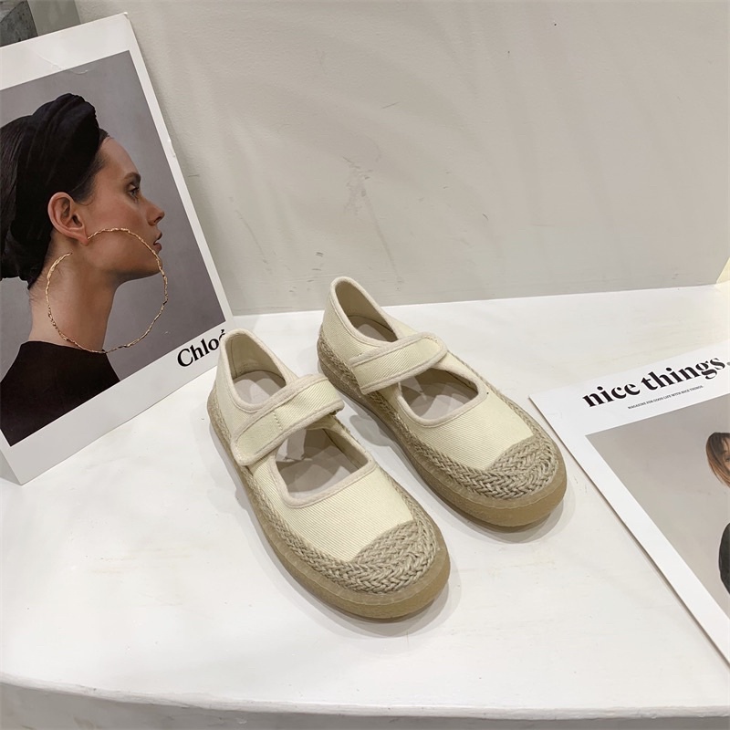 𝐒𝐨𝐝𝐚𝐤𝐞𝐢𝐭𝐡 ✿ Giày búp bê cói quai ngang