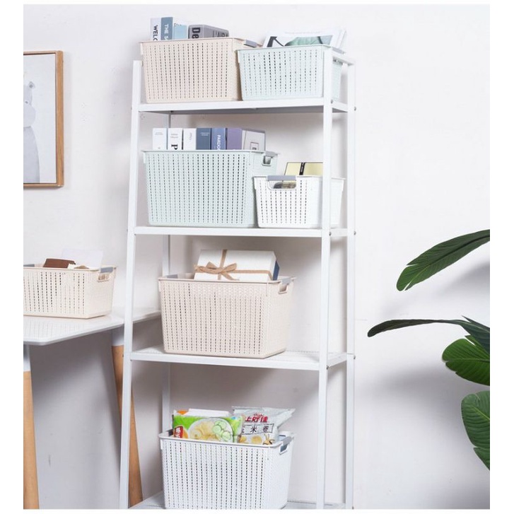 Rổ đan mây đựng đồ đa năng Việt Nhật nhiều size tiện lợi