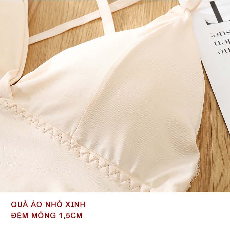 Áo bra su trơn đệm mỏng hở lưng cài 3 kiểu Havana FLA86