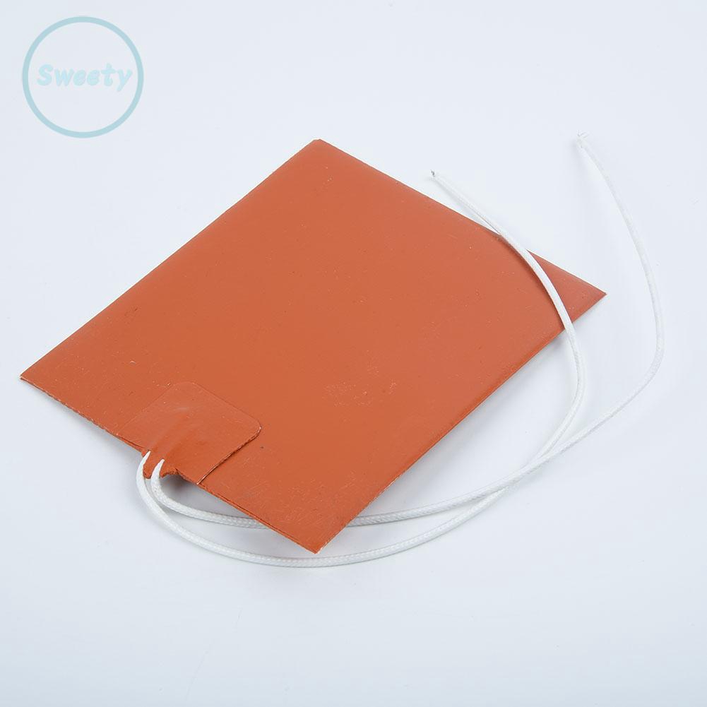 Tấm sưởi nhiệt sử dụng điện bằng Silicon chống thấm nước tiện dụng 100 * 120MM 12V