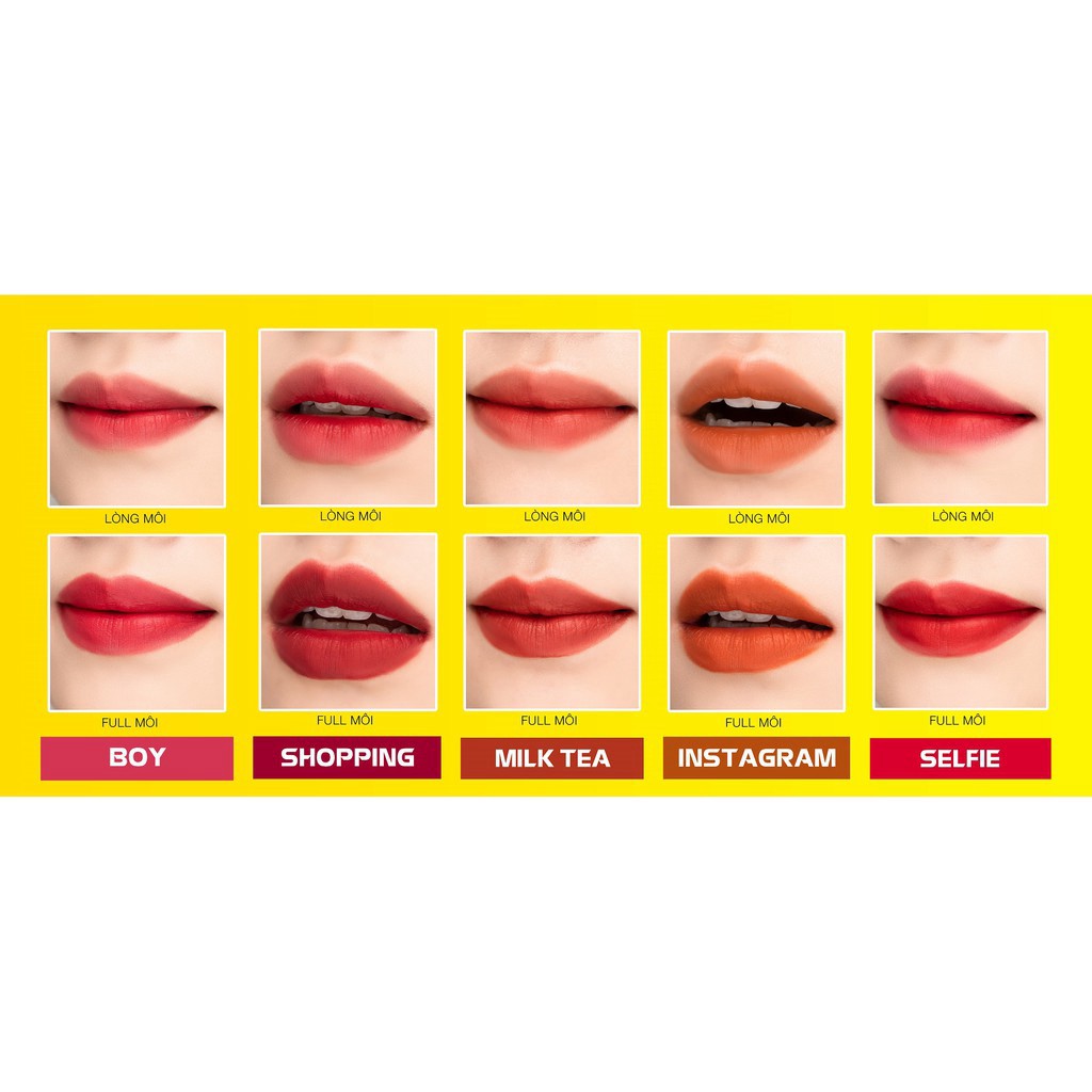 tuan099 Combo LEMONADE 02 Son lì dạng thỏi Matte Addict Lipstick (3.8g x2) & 01 Phấn nước Matte Addict Cushion 16g tuan0 | BigBuy360 - bigbuy360.vn