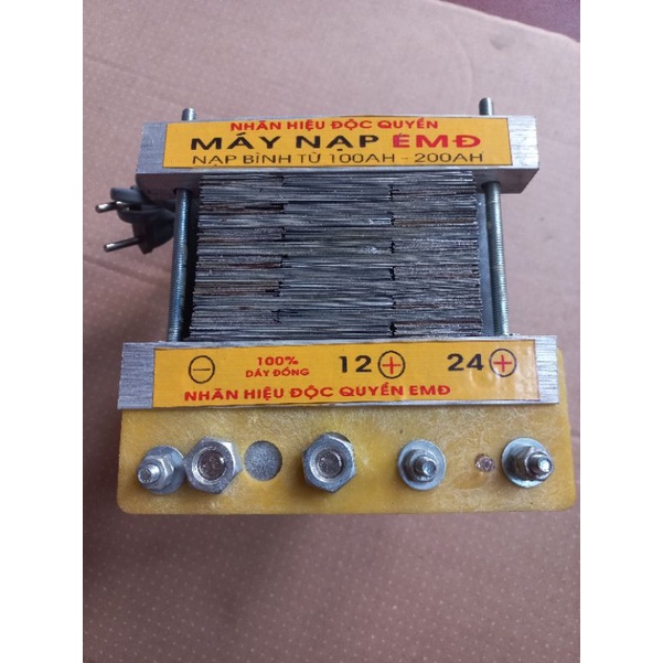 Máy nạp bình ắc quy ôtô xe Máy 100A -200A ( CAM KẾT DÂY ĐỒNG)