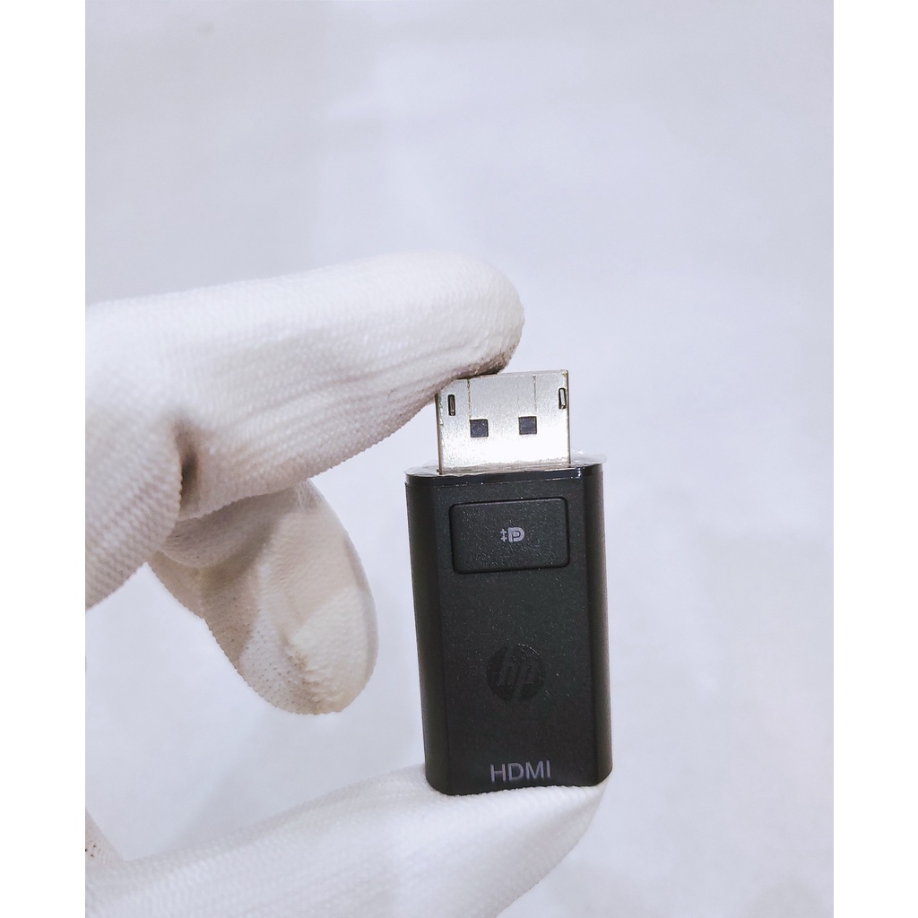 Đầu chuyển đổi DP to HDMI Hãng HP 4K 30hz DISPLAYPORT TO HDMI LAPTOP MÁY TÍNH MINI PC XUẤT HÌNH