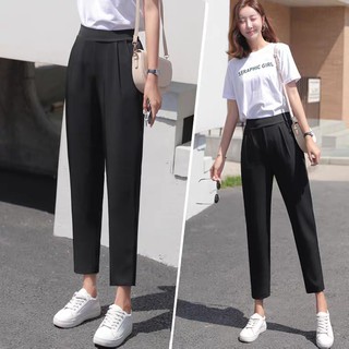 Quần Tây Nữ Dáng Baggy Lưng Thun