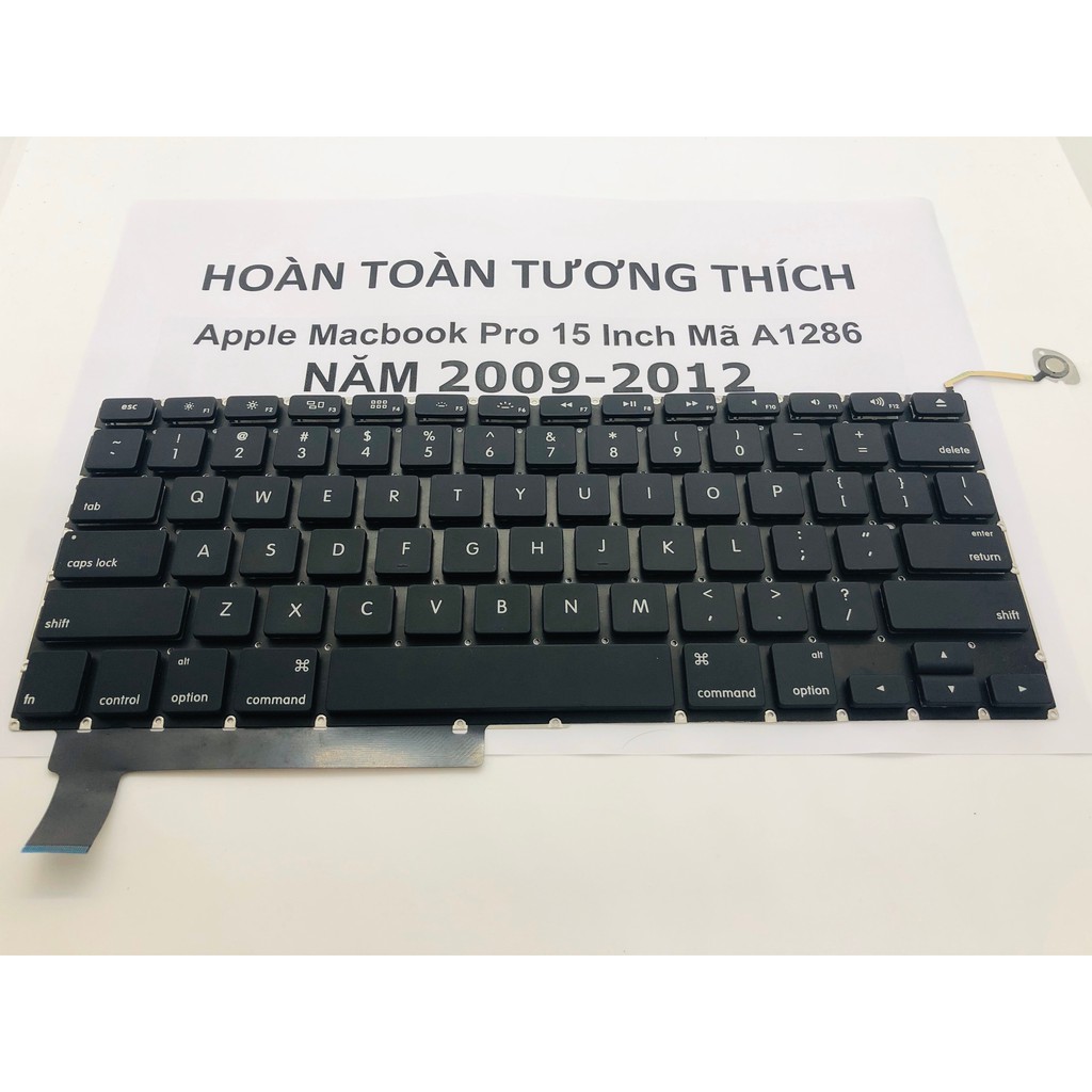 Bàn Phím Apple Macbook Pro 15 Inch Mã A1286 Năm 2009 - 2012 Hàng Mới 100%