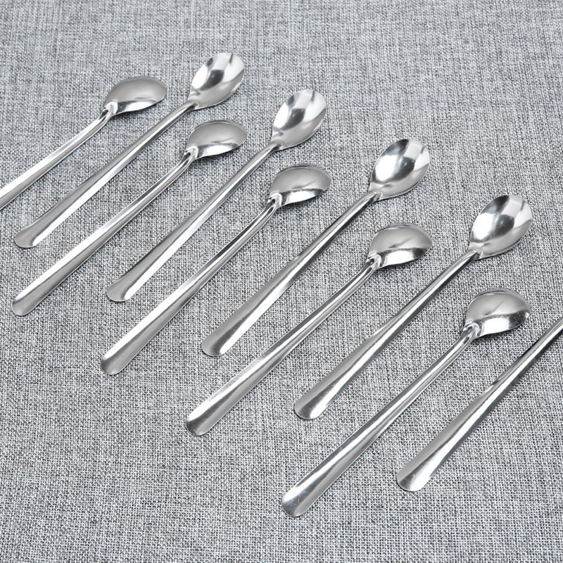 [Set 10 cái] Muỗng inox cao cấp đủ loại - Muỗng nĩa caphe canh soup