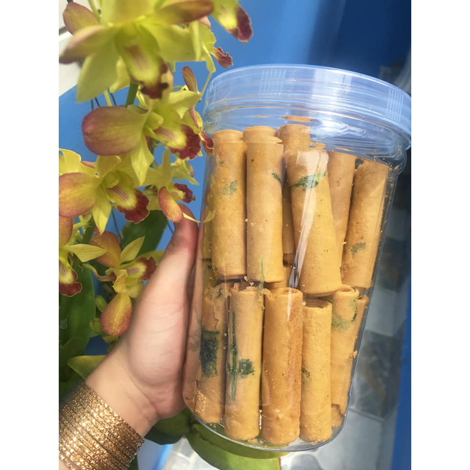 Bánh ống ngò đậu phộng - giá sỉ - 250g / 500g