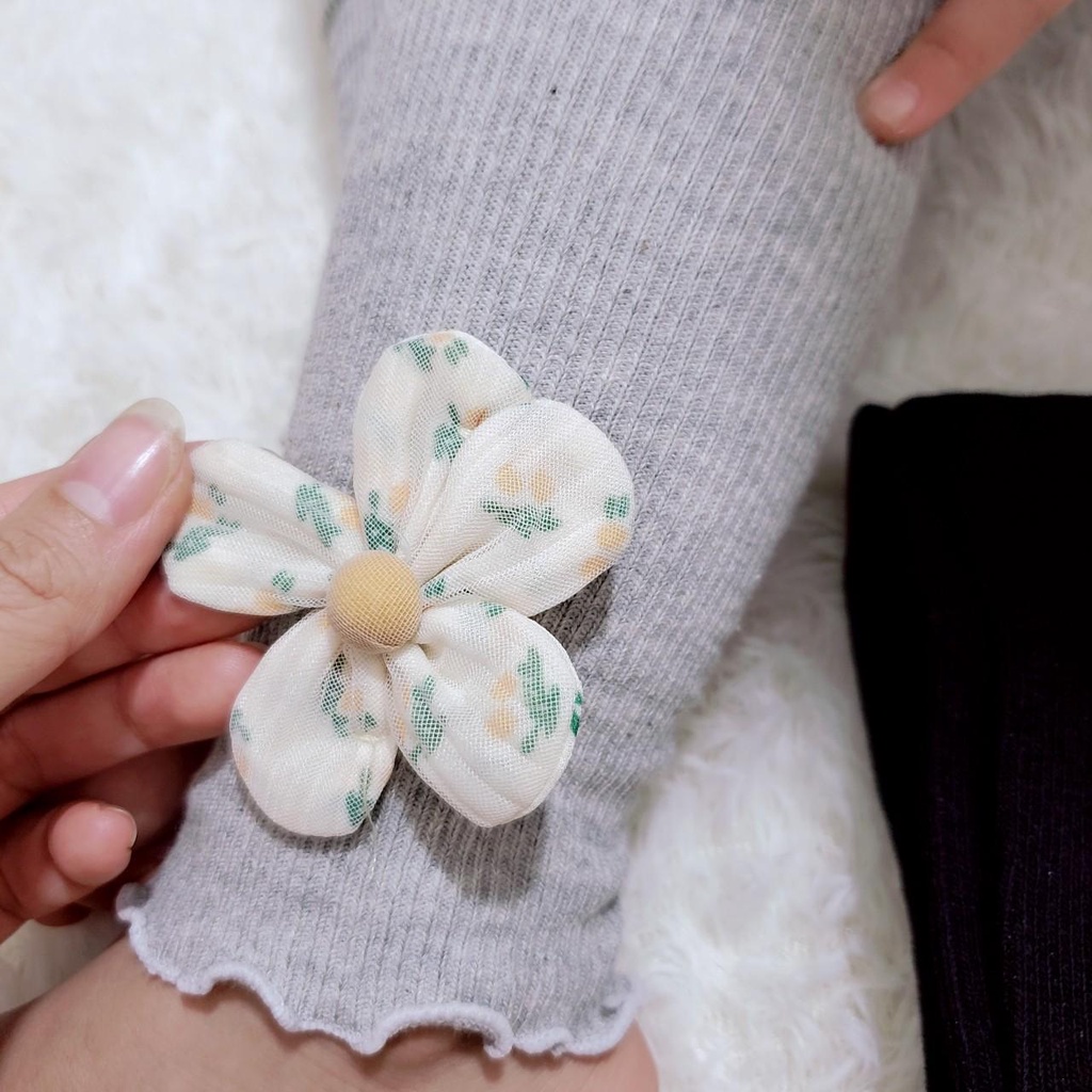 Quần tất len mùa đông, quần legging len không bàn đính hoa cho bé gái (7-20kg)