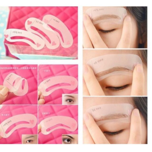 Bộ 3 khuôn vẽ chân mày