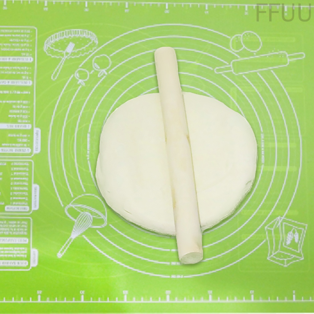 Thảm Nhào Bột Làm Bánh Bằng Silicone Chống Dính Kèm Thước Đo Lường