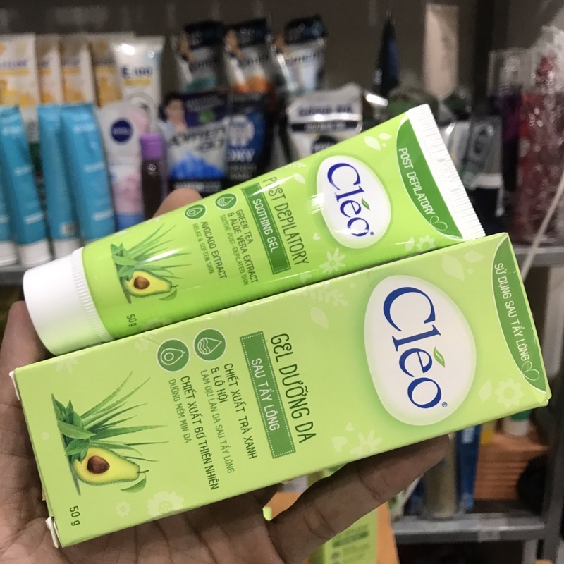 Gel làm dịu da sau tẩy lông Cléo - giúp chậm mọc lông 50g