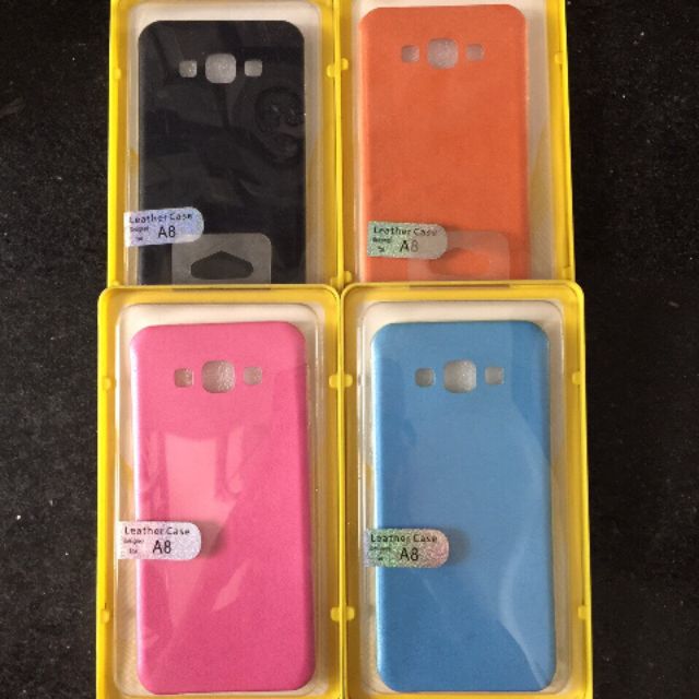 Ốp dẻo giả da sam sung A8