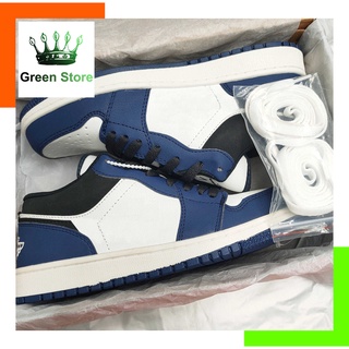 Giày jordan cổ thấp xanh navy, giày jordan xanh navy thấp cổ hàng cao cấp full box + bill