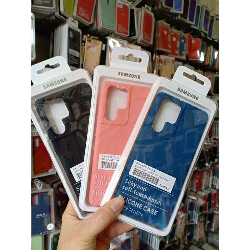 Ốp Điện Thoại silicon cover Chống Bẩn Bảo Vệ Màu Cho Samsung Galaxy S21 Ultra / S21 Plus / S21