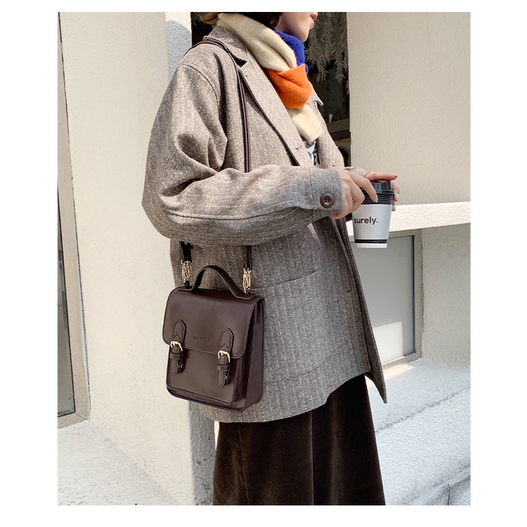 Balo mini da PU cao cấp túí đeo vai đeo chéo phong cách Hàn Quốc ba lô quảng châu cao cấp 1999store_official