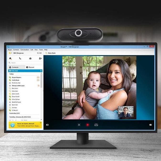 Webcam Kds 998 X3 1080p Fhd / Full Hd - X3 1080p Chuyên Dụng Cho Máy Tính / Laptop | BigBuy360 - bigbuy360.vn