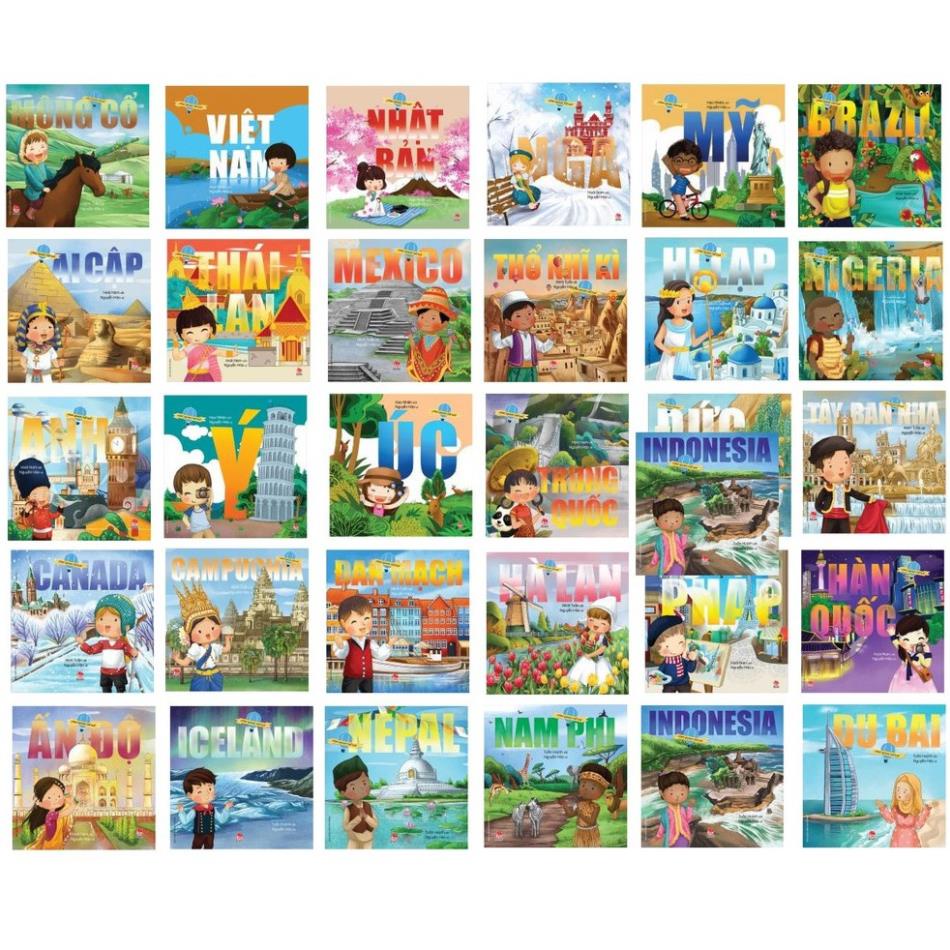 Sách - Vòng Quanh Thế Giới - Trọn Bộ 20/30 Quyển (ngẫu nhiên) - NXB Kim Đồng