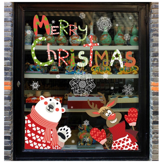 Decan dán trang trí Noel
