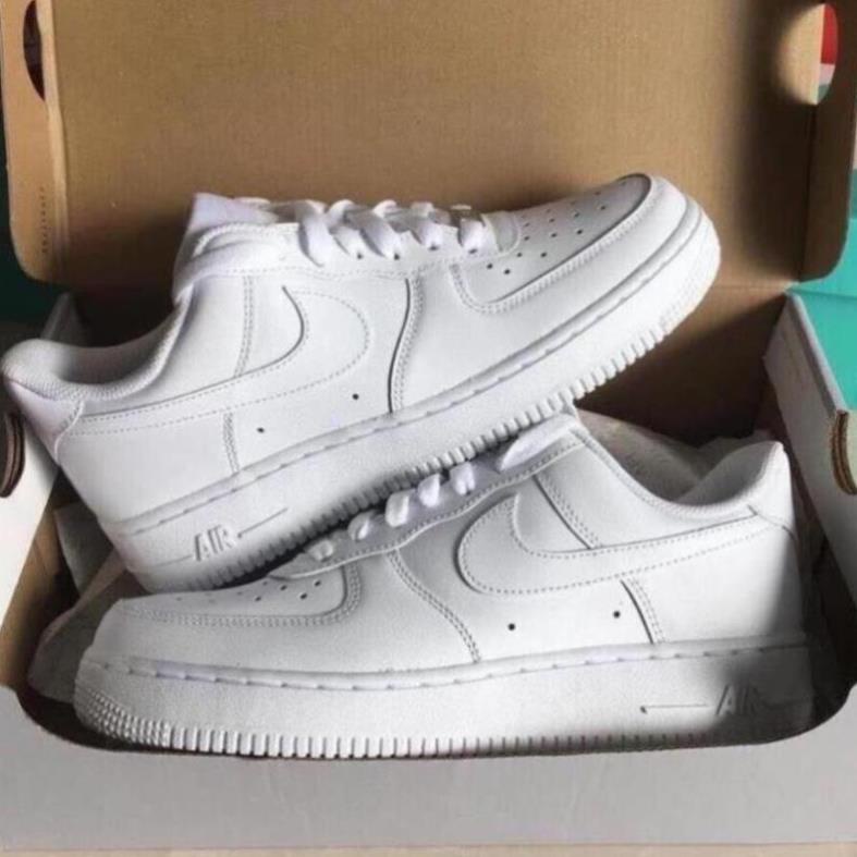 Giày thể thao AF1 trắng full Hot trend nam nữ, Giày sneaker FORCE 1 trắng dùng đi học,tập gym,chạy bộ
