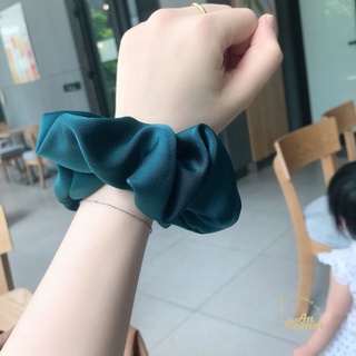 Dây buộc tóc scrunchies vải lụa ngọc trai| SC02-PAN