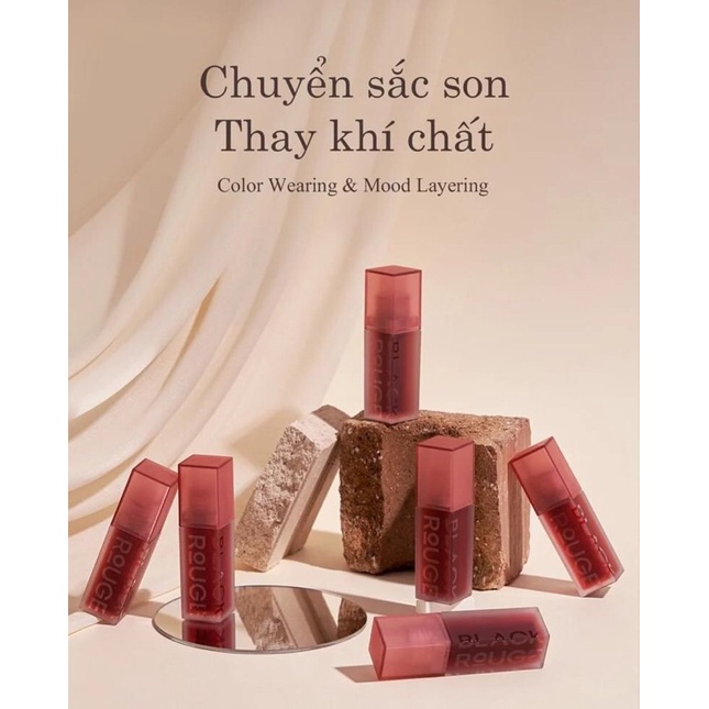 [Chính Hãng]Son Black Rouge Double Layer Over Velvet New 2022-Son Black Rouge Bản Mới Nhất#DL01#DL02#DL03#DL04#DL05#DL06 | BigBuy360 - bigbuy360.vn