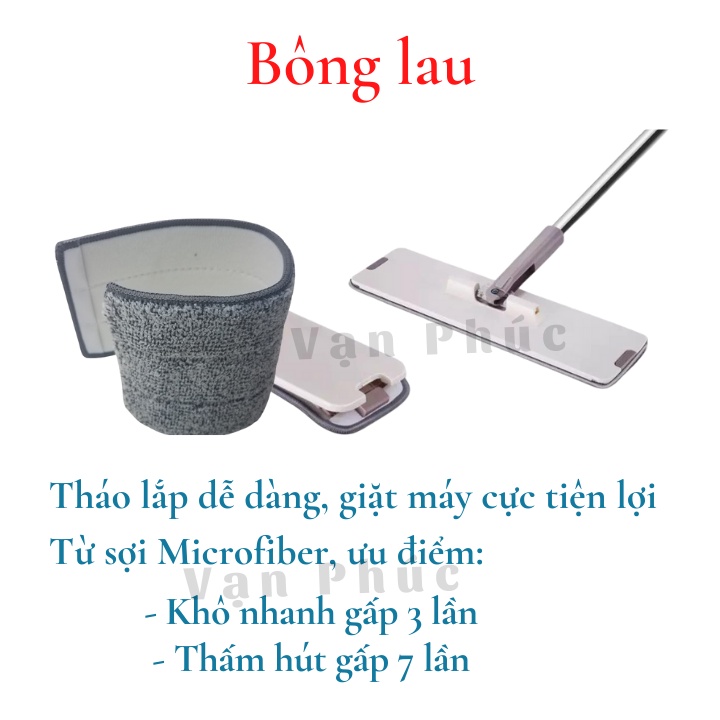 Bộ cây lau nhà Inochi tự vắt thông minh MOP-Z9