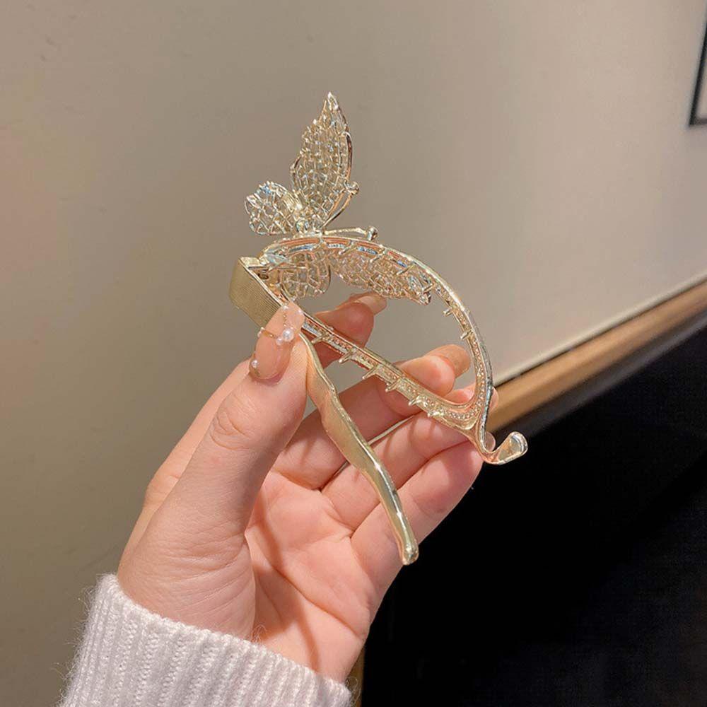 IVORY Kẹp Tóc Hình Bướm Đính Đá Thời Trang Cho Nữ