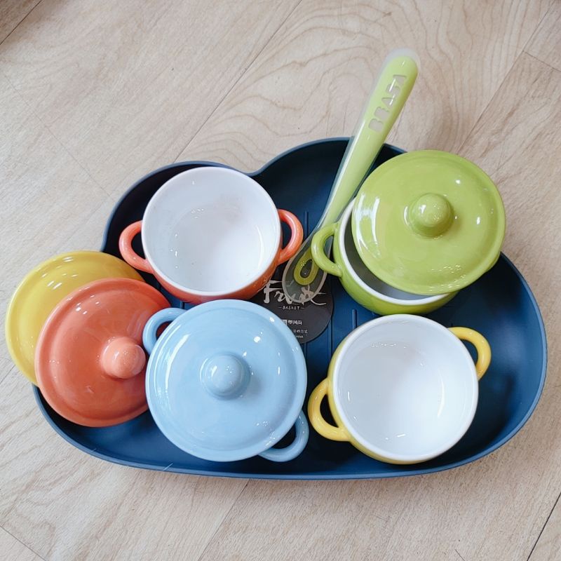 Bát sứ ăn dặm có nắp