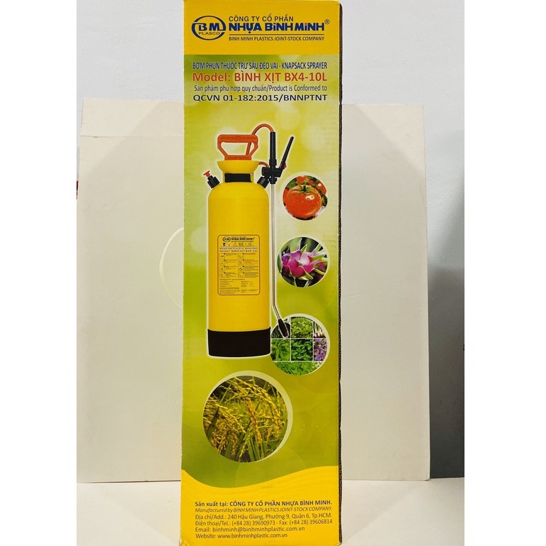 Bình Xịt Bình Minh 10 lít, bình tưới, bình phun tưới cây