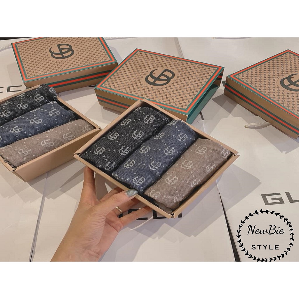 Hộp 3 Quần Sịp Đùi Nam Chất Liệu Đẹp - Sang Trọng - Thông Hơi - FULL BOX