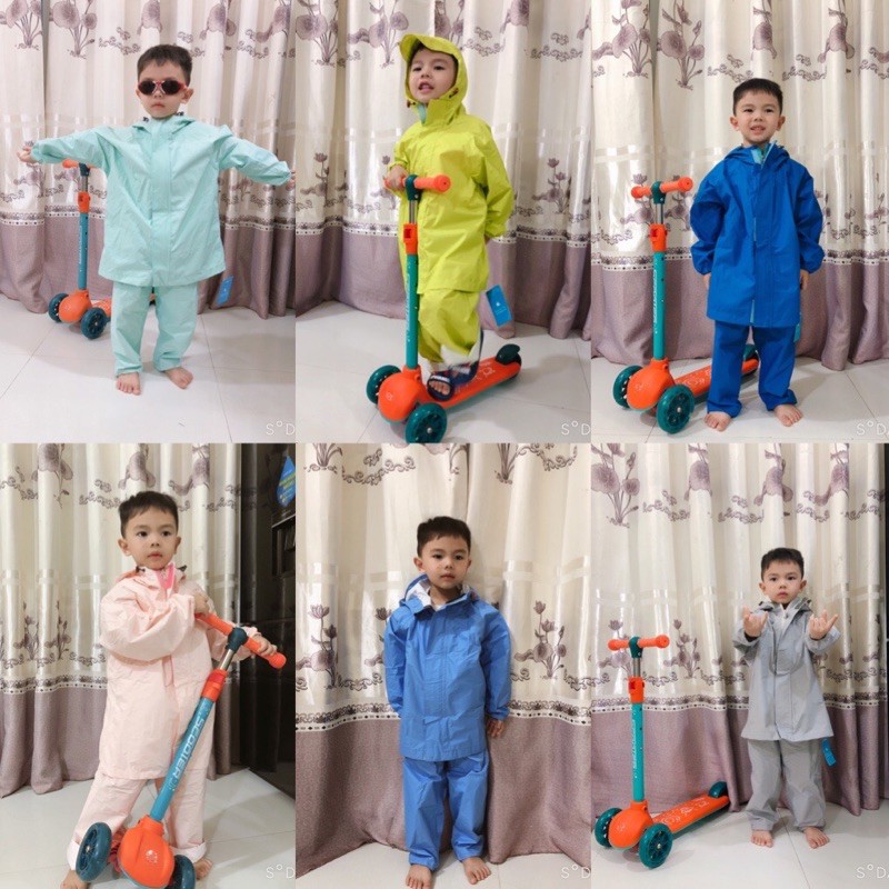 Bộ áo mưa trẻ em