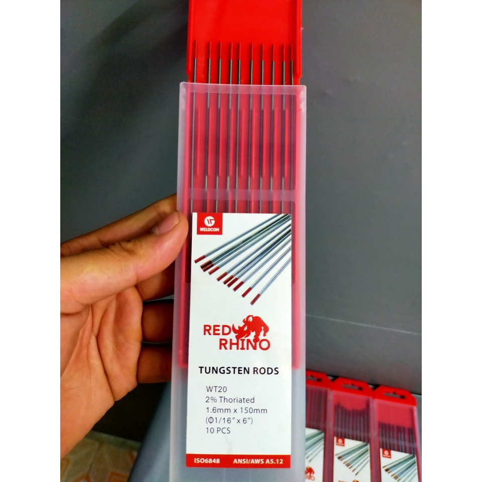 Kim Hàn Tig Sắt Tig Inox 1.6mm&2.4mmx150mm - Combo 2 Cái